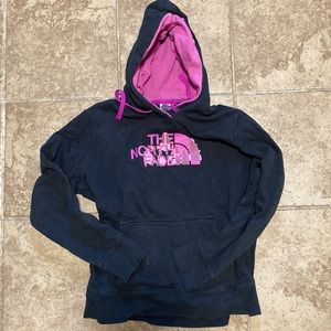 The North Face Black and Pink Hoodie